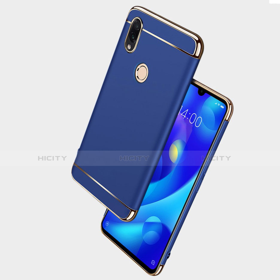 Carcasa Bumper Lujo Marco de Metal y Plastico Funda M01 para Xiaomi Redmi Note 7 Pro