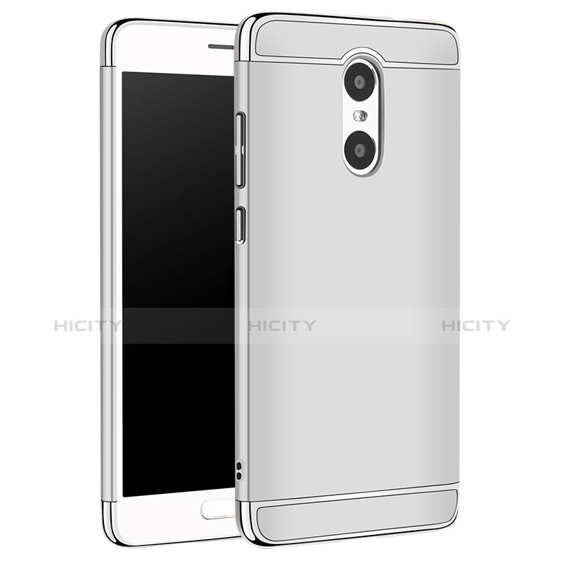 Carcasa Bumper Lujo Marco de Metal y Plastico Funda M01 para Xiaomi Redmi Pro Plata