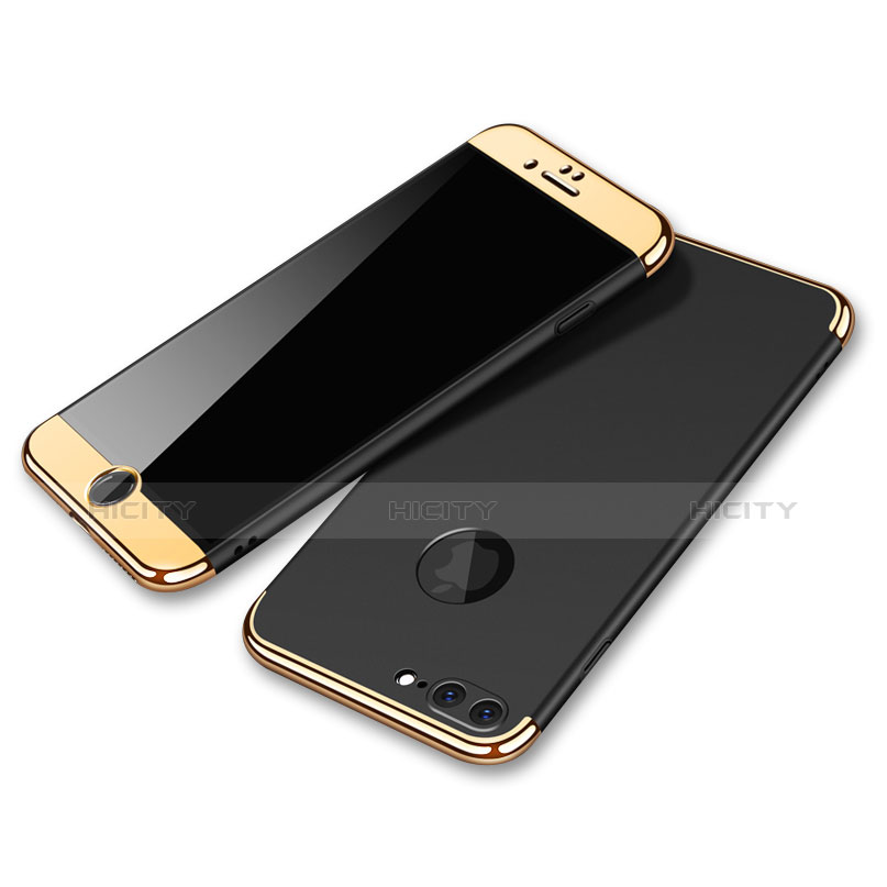 Carcasa Bumper Lujo Marco de Metal y Plastico Funda M02 para Apple iPhone 7 Plus