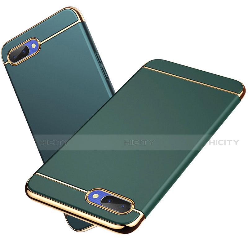 Carcasa Bumper Lujo Marco de Metal y Plastico Funda M02 para Oppo A12e