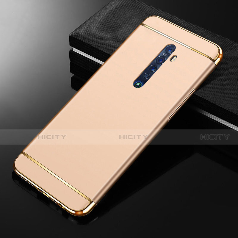 Carcasa Bumper Lujo Marco de Metal y Plastico Funda M05 para Oppo Reno2