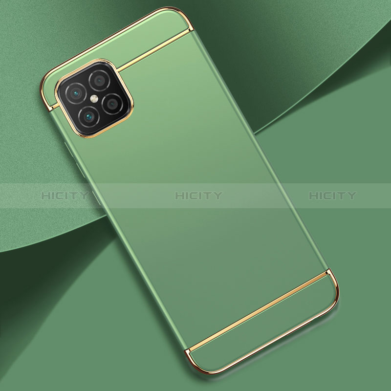 Carcasa Bumper Lujo Marco de Metal y Plastico Funda para Huawei Nova 8 SE 4G Menta Verde