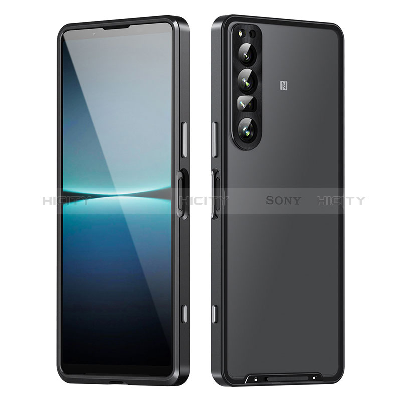 Carcasa Bumper Lujo Marco de Metal y Plastico Funda para Sony Xperia 1 IV SO-51C