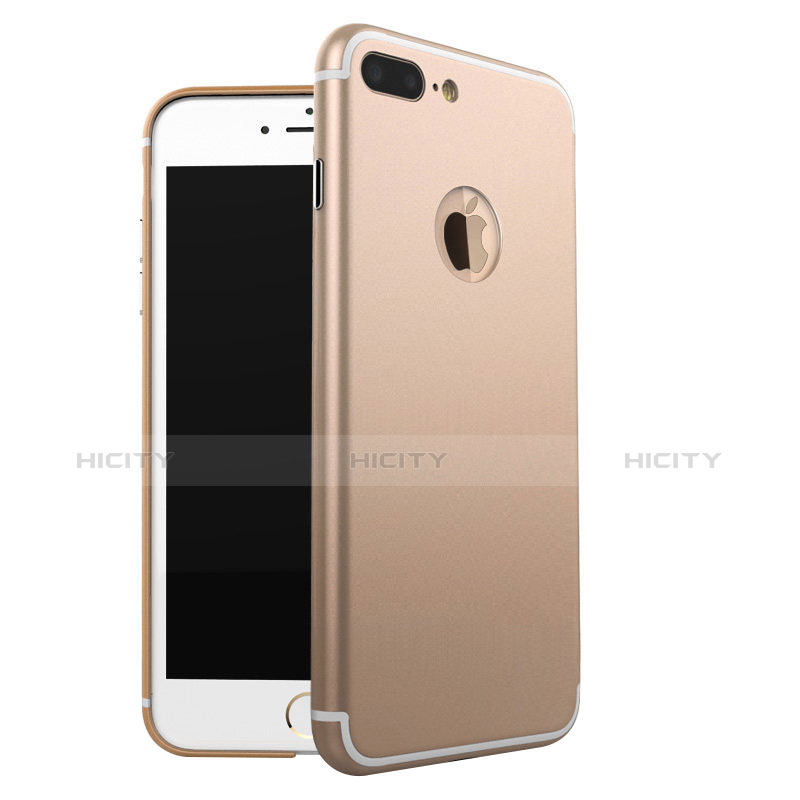 Carcasa Bumper Lujo Marco de Metal y Plastico Funda T01 para Apple iPhone 7 Plus