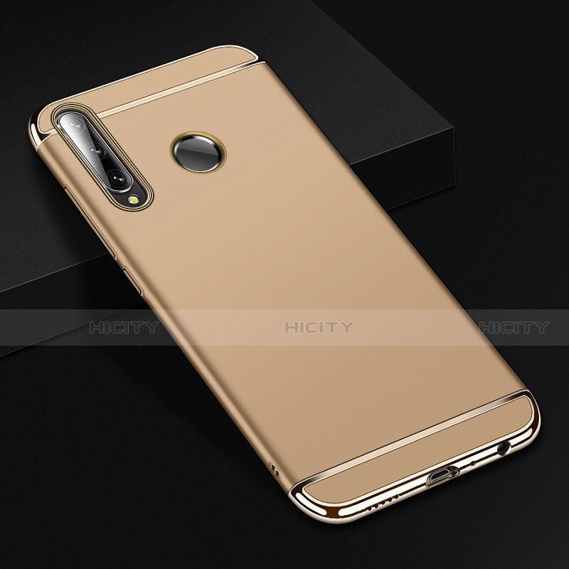 Carcasa Bumper Lujo Marco de Metal y Plastico Funda T01 para Huawei Honor 20 Lite Oro