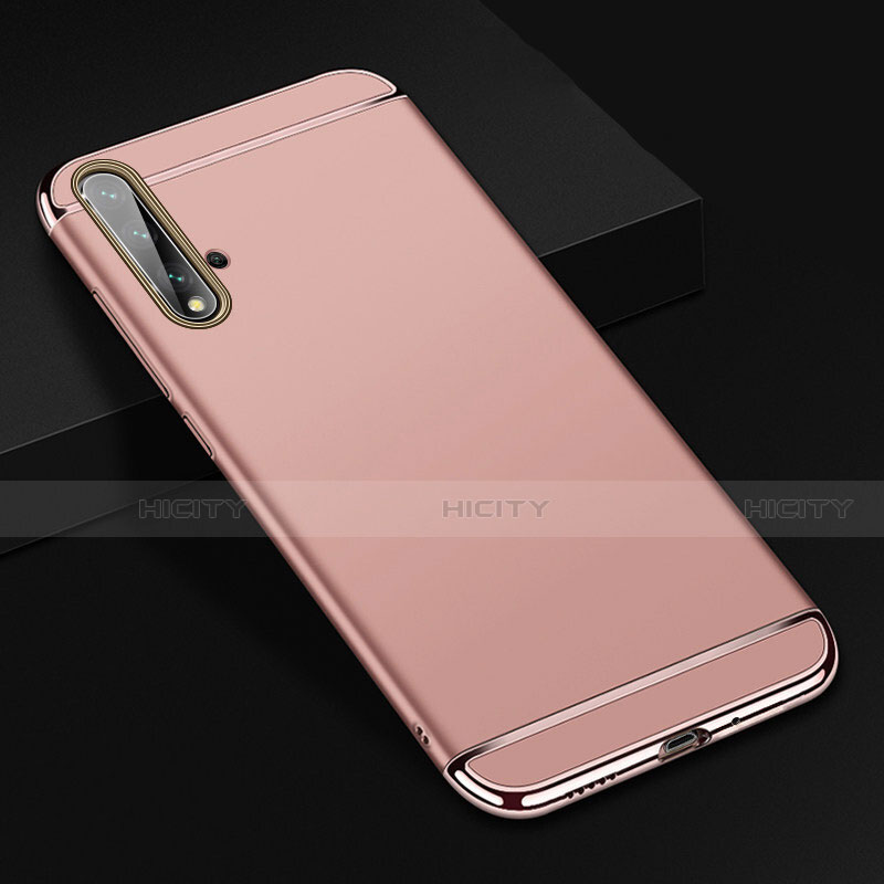 Carcasa Bumper Lujo Marco de Metal y Plastico Funda T01 para Huawei Nova 5