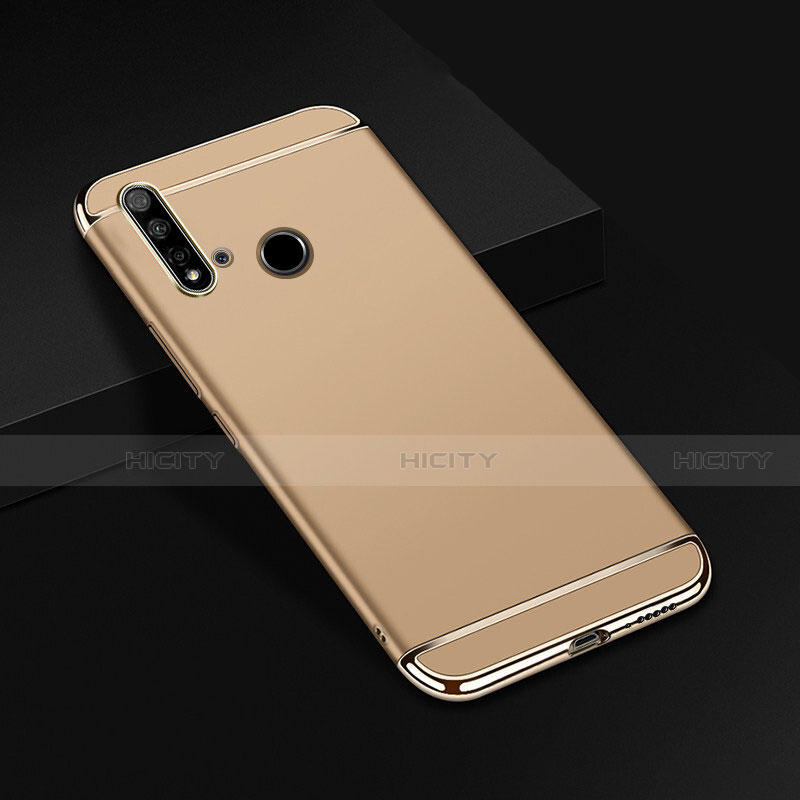 Carcasa Bumper Lujo Marco de Metal y Plastico Funda T01 para Huawei P20 Lite (2019) Oro