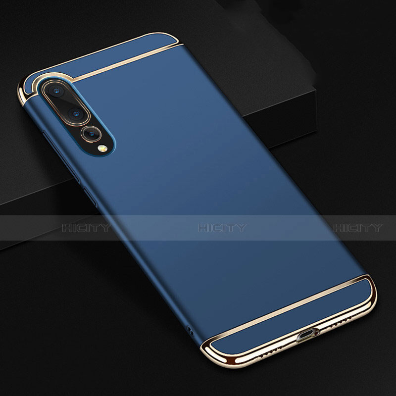 Carcasa Bumper Lujo Marco de Metal y Plastico Funda T01 para Huawei P20 Pro