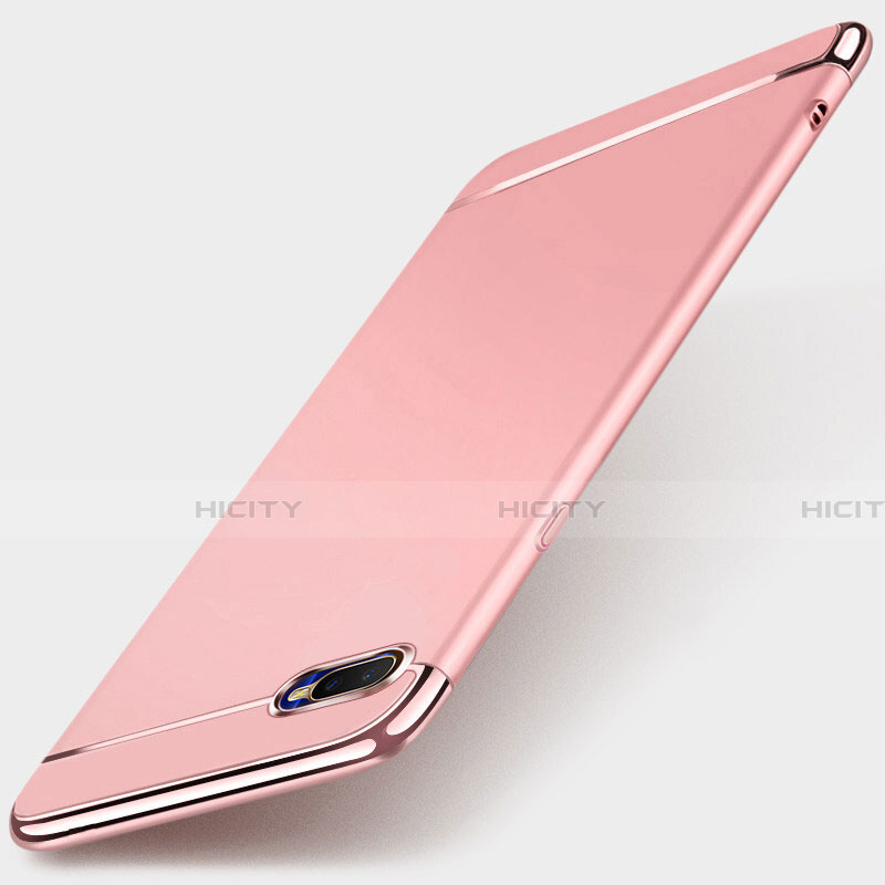 Carcasa Bumper Lujo Marco de Metal y Plastico Funda T01 para Oppo R15X