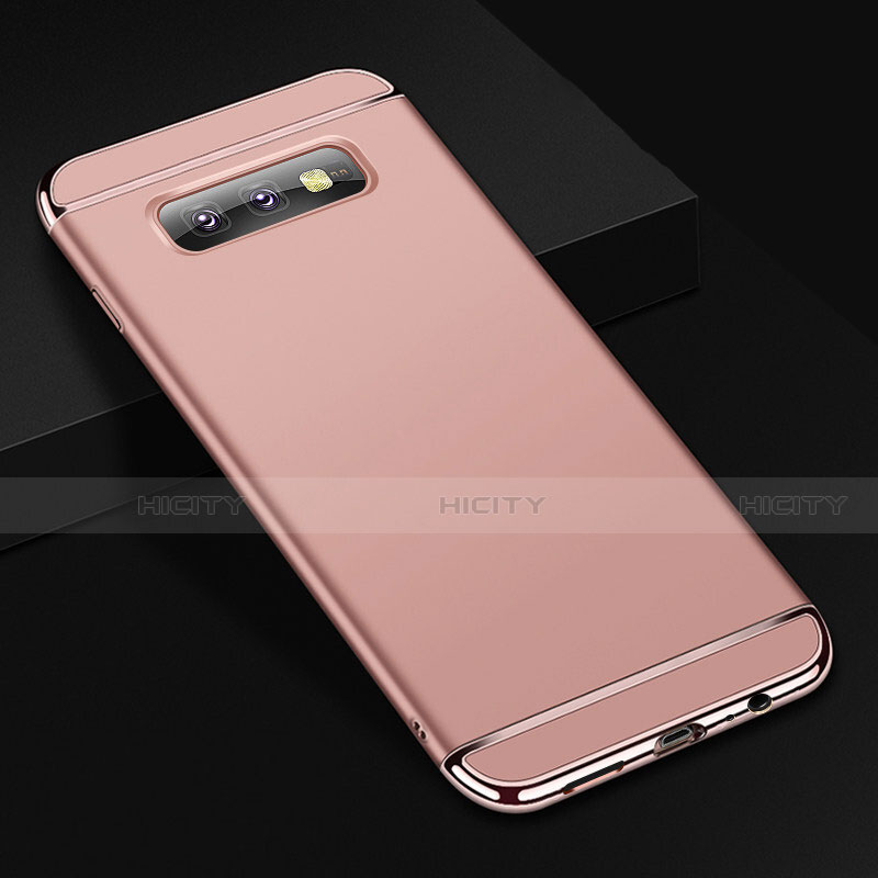 Carcasa Bumper Lujo Marco de Metal y Plastico Funda T01 para Samsung Galaxy S10e