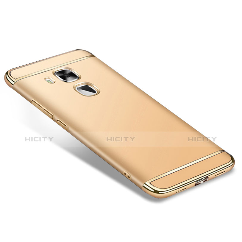 Carcasa Bumper Lujo Marco de Metal y Plastico M01 para Huawei Nova Plus Oro