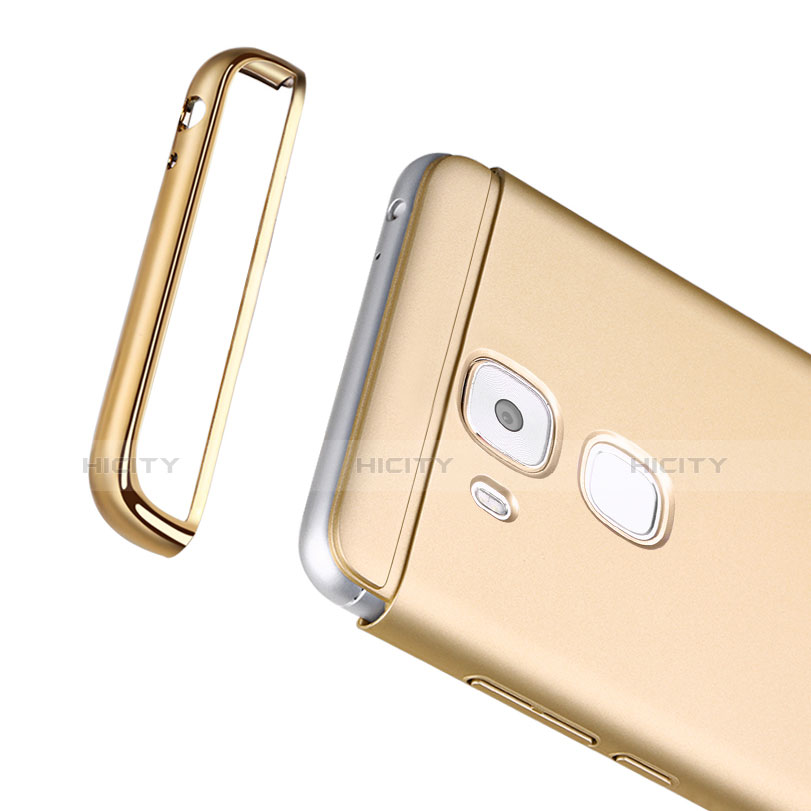 Carcasa Bumper Lujo Marco de Metal y Plastico M01 para Huawei Nova Plus Oro