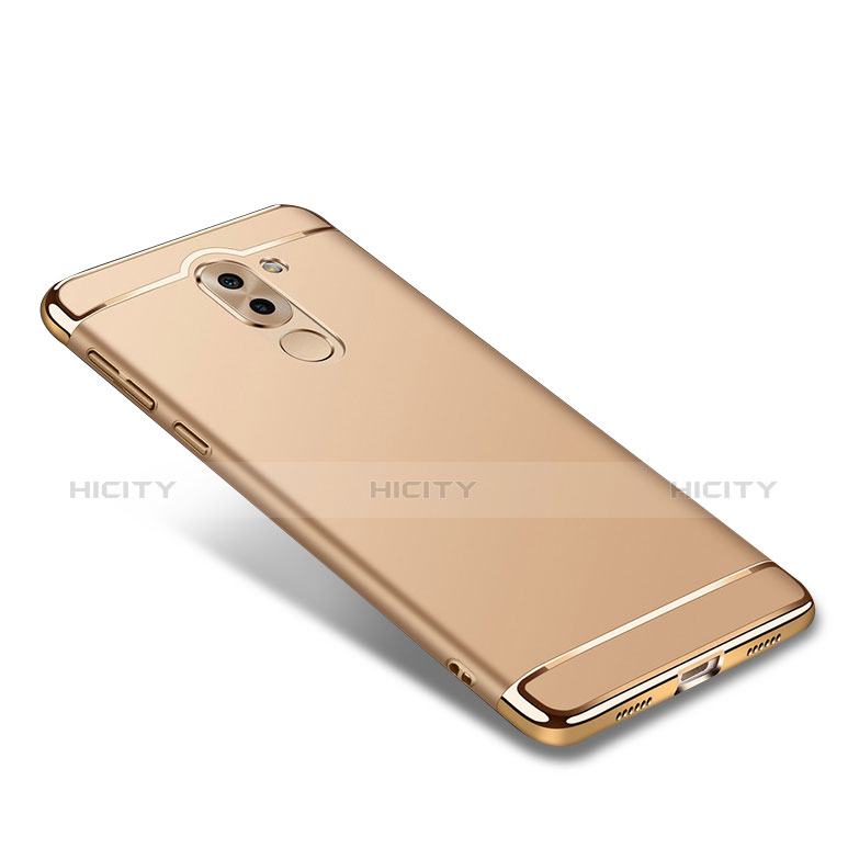 Carcasa Bumper Lujo Marco de Metal y Plastico M02 para Huawei GR5 (2017) Oro