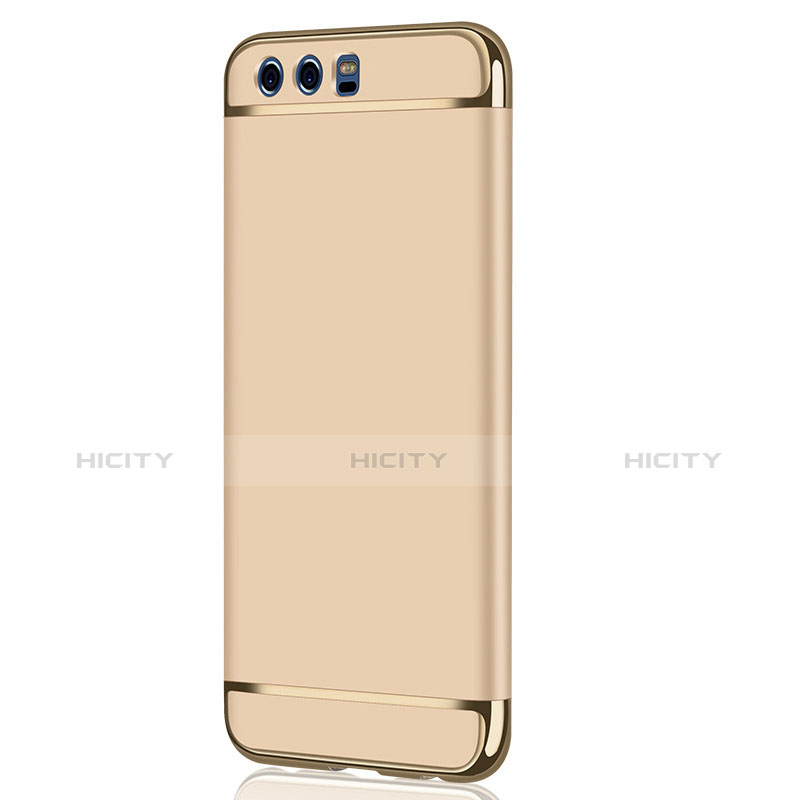 Carcasa Bumper Lujo Marco de Metal y Plastico M02 para Huawei P10 Oro