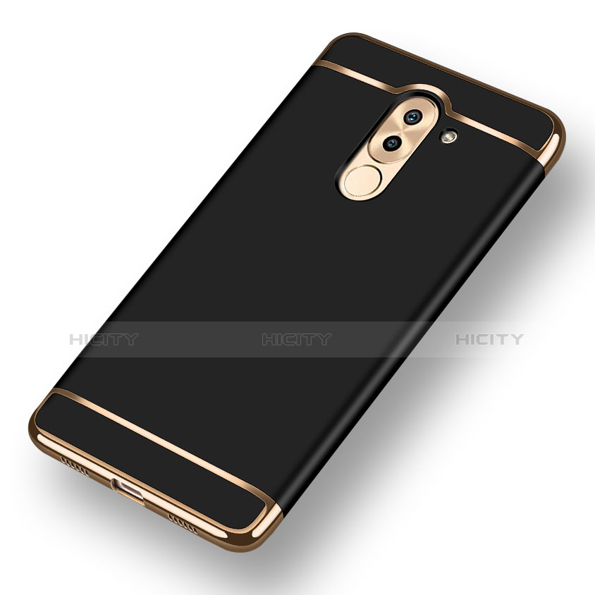 Carcasa Bumper Lujo Marco de Metal y Plastico M03 para Huawei GR5 (2017) Negro