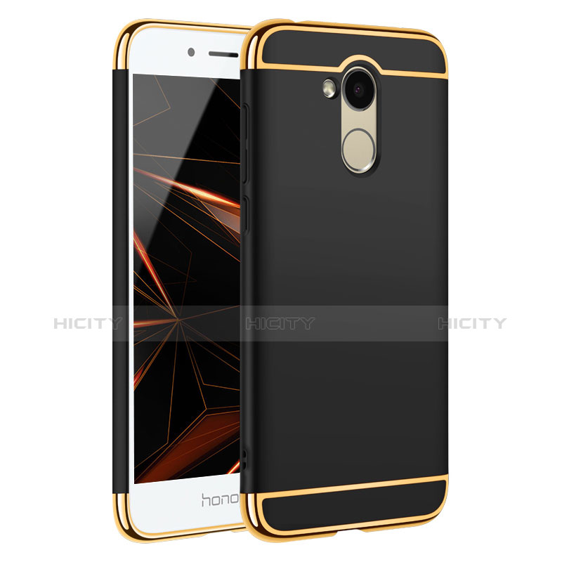 Carcasa Bumper Lujo Marco de Metal y Plastico para Huawei Honor 6A Negro