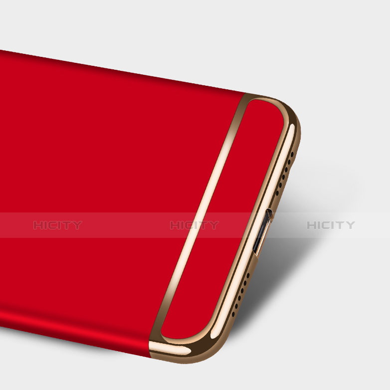 Carcasa Bumper Lujo Marco de Metal y Plastico para Huawei Nova Lite Rojo