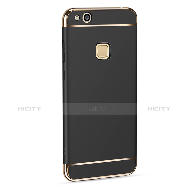 Carcasa Bumper Lujo Marco de Metal y Plastico para Huawei P9 Lite (2017) Negro