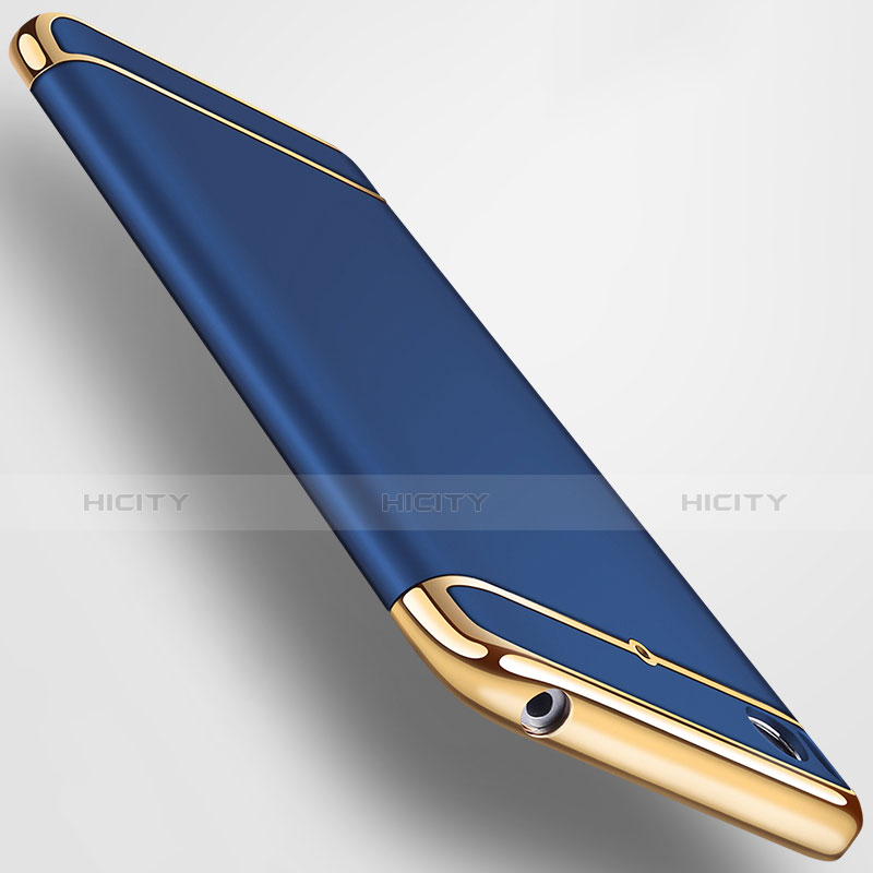 Carcasa Bumper Lujo Marco de Metal y Plastico para Xiaomi Mi 5S Azul