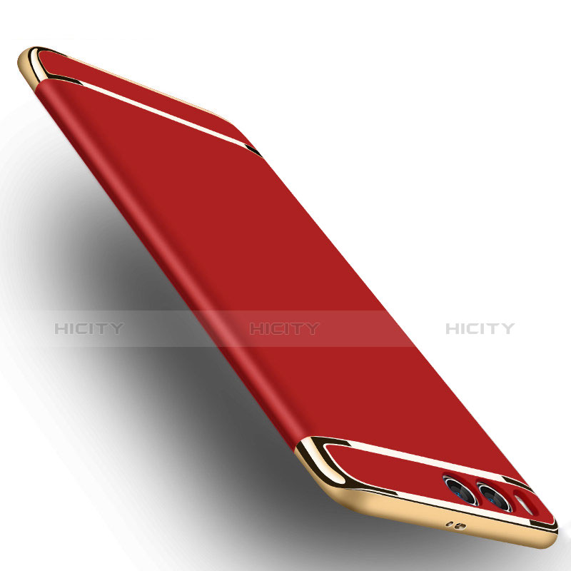 Carcasa Bumper Lujo Marco de Metal y Plastico para Xiaomi Mi 6 Rojo