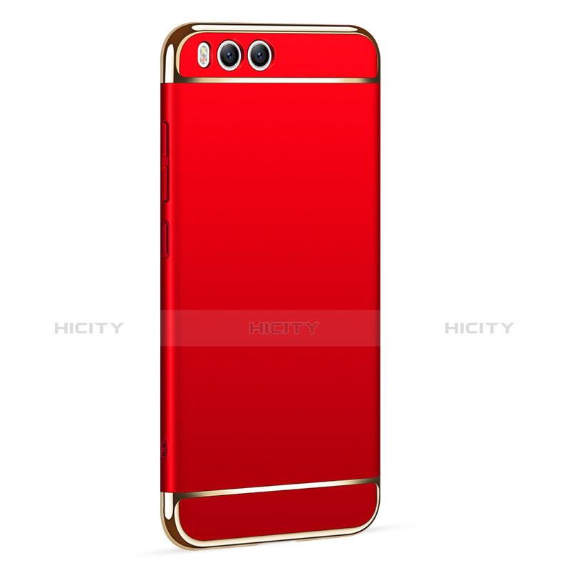 Carcasa Bumper Lujo Marco de Metal y Plastico para Xiaomi Mi 6 Rojo