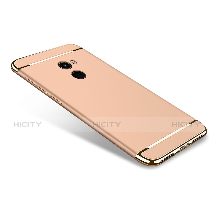 Carcasa Bumper Lujo Marco de Metal y Plastico para Xiaomi Mi Mix Evo Oro