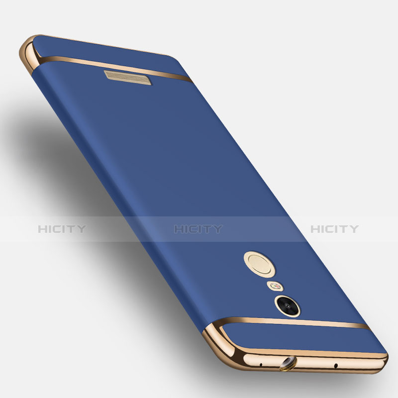 Carcasa Bumper Lujo Marco de Metal y Plastico para Xiaomi Redmi Note 3 Azul