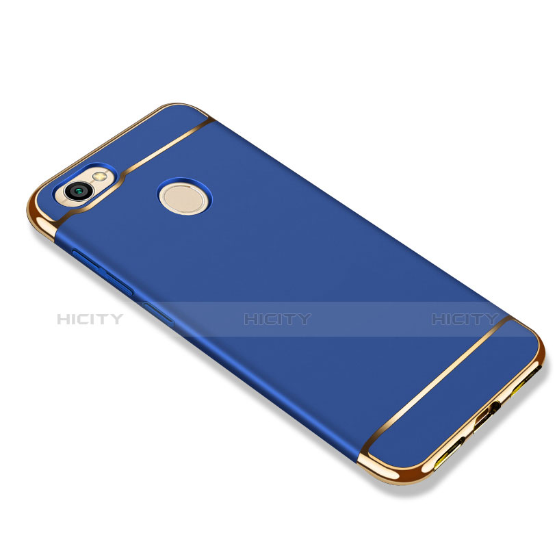 Carcasa Bumper Lujo Marco de Metal y Plastico para Xiaomi Redmi Note 5A Pro Azul