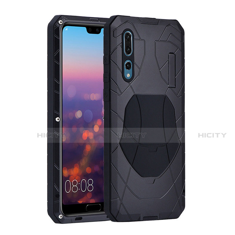 Carcasa Bumper Lujo Marco de Metal y Silicona Funda K01 para Huawei P20 Pro