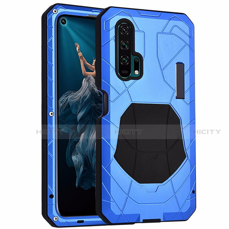 Carcasa Bumper Lujo Marco de Metal y Silicona Funda T01 para Huawei Honor 20 Pro