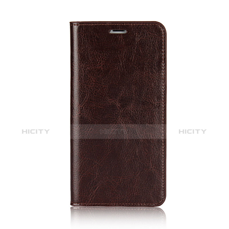 Carcasa de Cuero Cartera con Soporte F01 para Apple iPhone Xs Max Marron