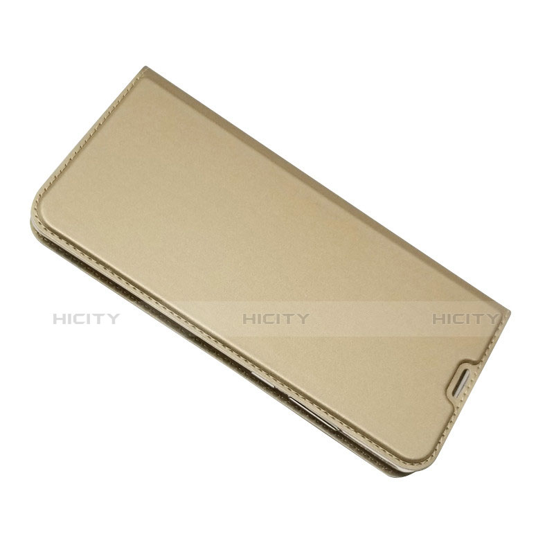 Carcasa de Cuero Cartera con Soporte L01 para Huawei P30 Pro New Edition Oro