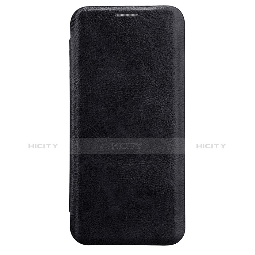 Carcasa de Cuero Cartera con Soporte L01 para Samsung Galaxy S8 Plus Negro