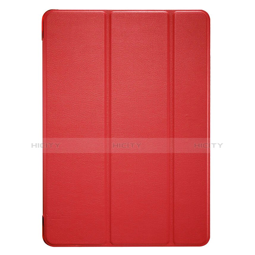 Carcasa de Cuero Cartera con Soporte L02 para Apple iPad Pro 12.9 Rojo