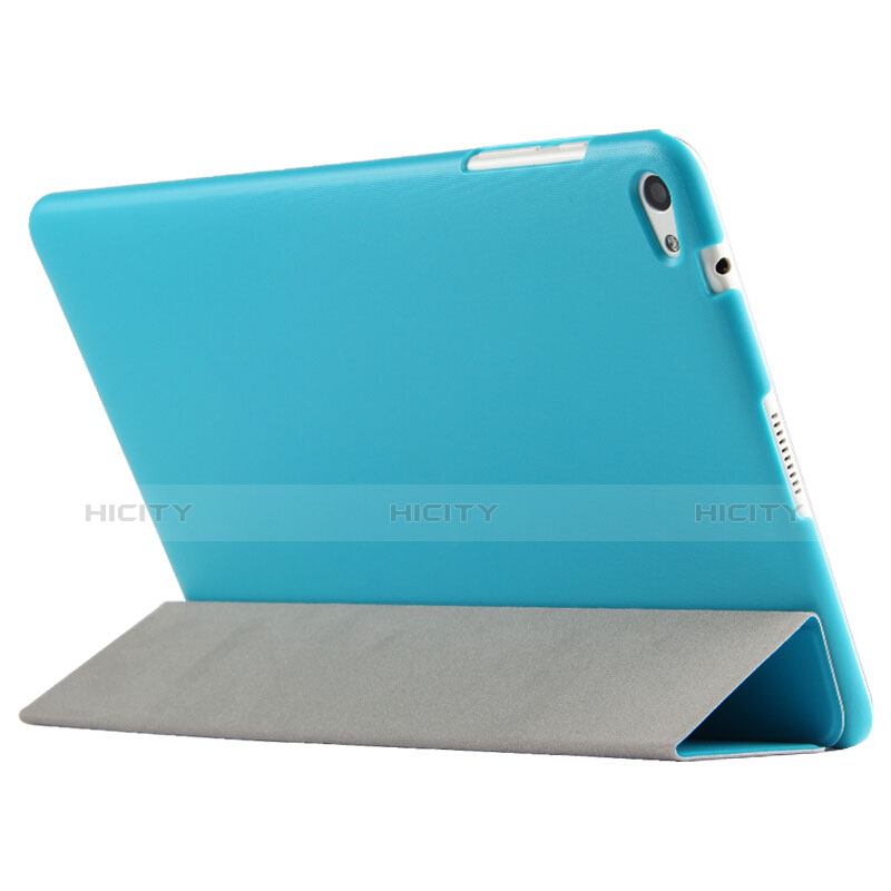 Carcasa de Cuero Cartera con Soporte L02 para Huawei MediaPad M2 10.1 FDR-A03L FDR-A01W Azul Cielo