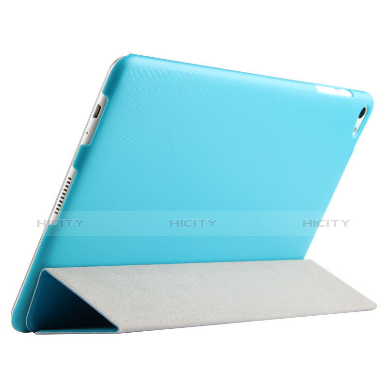 Carcasa de Cuero Cartera con Soporte L02 para Huawei MediaPad M2 10.1 FDR-A03L FDR-A01W Azul Cielo