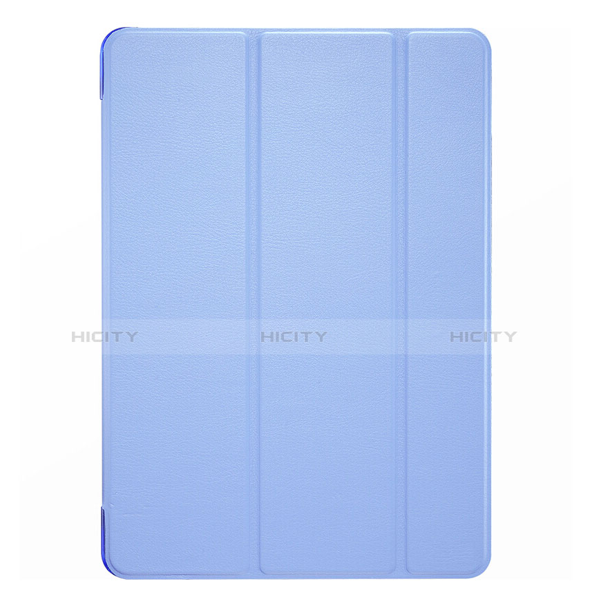 Carcasa de Cuero Cartera con Soporte L06 para Apple iPad Mini 4 Azul Cielo