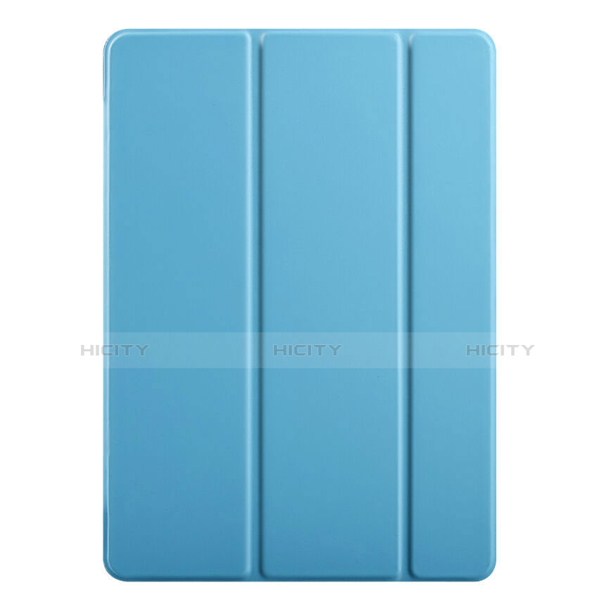 Carcasa de Cuero Cartera con Soporte para Apple iPad Air 2 Azul Cielo