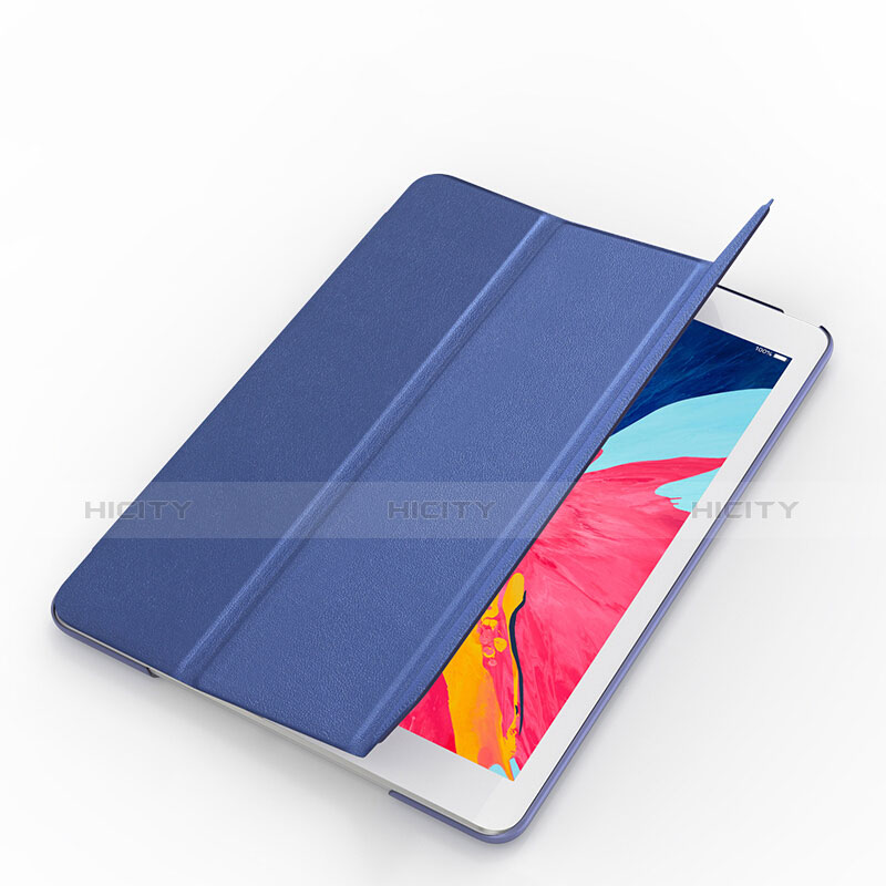 Carcasa de Cuero Cartera con Soporte para Apple iPad Mini 5 (2019) Azul