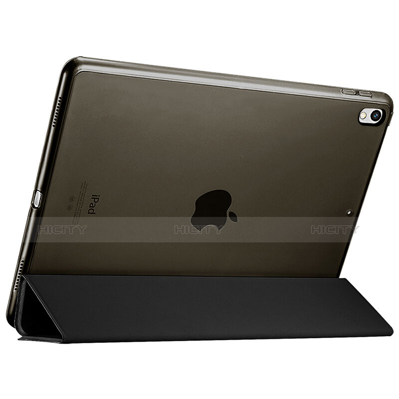 Carcasa de Cuero Cartera con Soporte para Apple iPad Pro 12.9 (2017) Negro