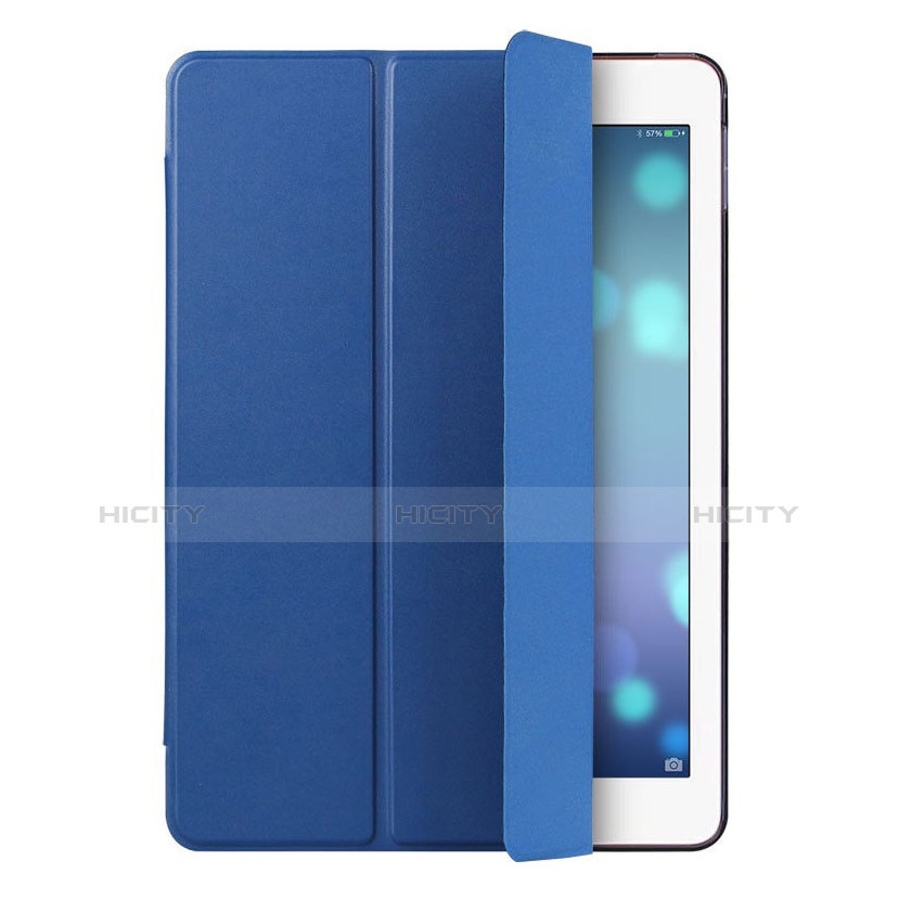 Carcasa de Cuero Cartera con Soporte para Apple iPad Pro 9.7 Azul