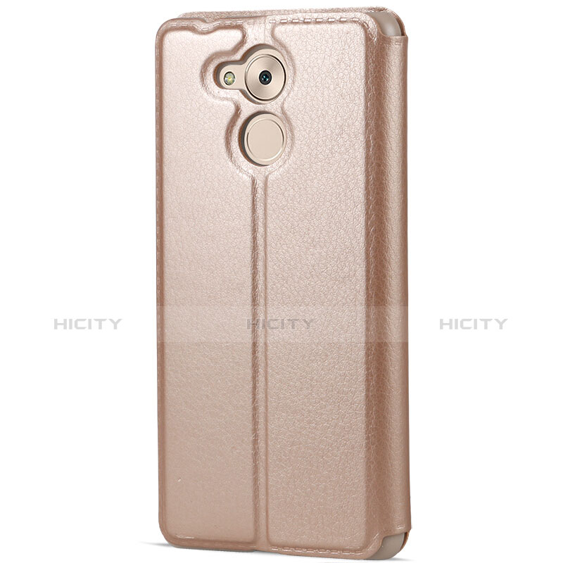 Carcasa de Cuero Cartera con Soporte para Huawei Honor 6C Pro Oro