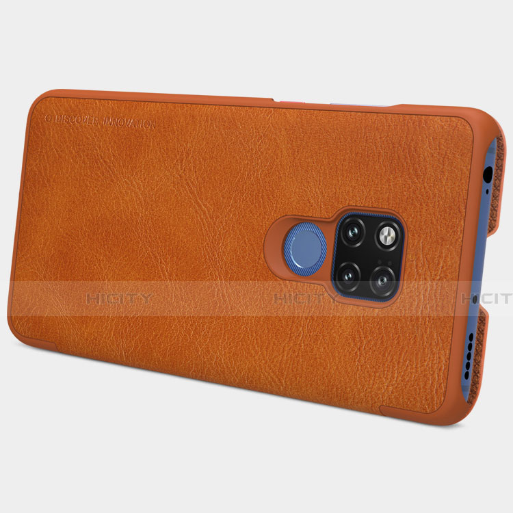 Carcasa de Cuero Cartera con Soporte para Huawei Mate 20 X 5G Marron