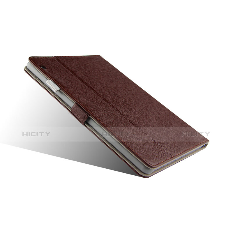 Carcasa de Cuero Cartera con Soporte para Huawei MediaPad T3 10 AGS-L09 AGS-W09 Marron