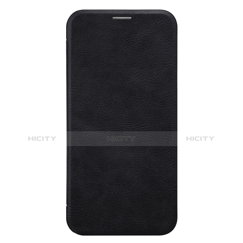 Carcasa de Cuero Cartera con Soporte para Samsung Galaxy C7 (2017) Negro