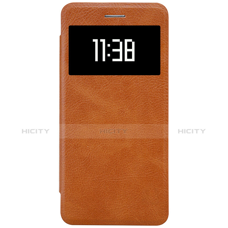 Carcasa de Cuero Cartera con Soporte para Xiaomi Mi 5S 4G Marron