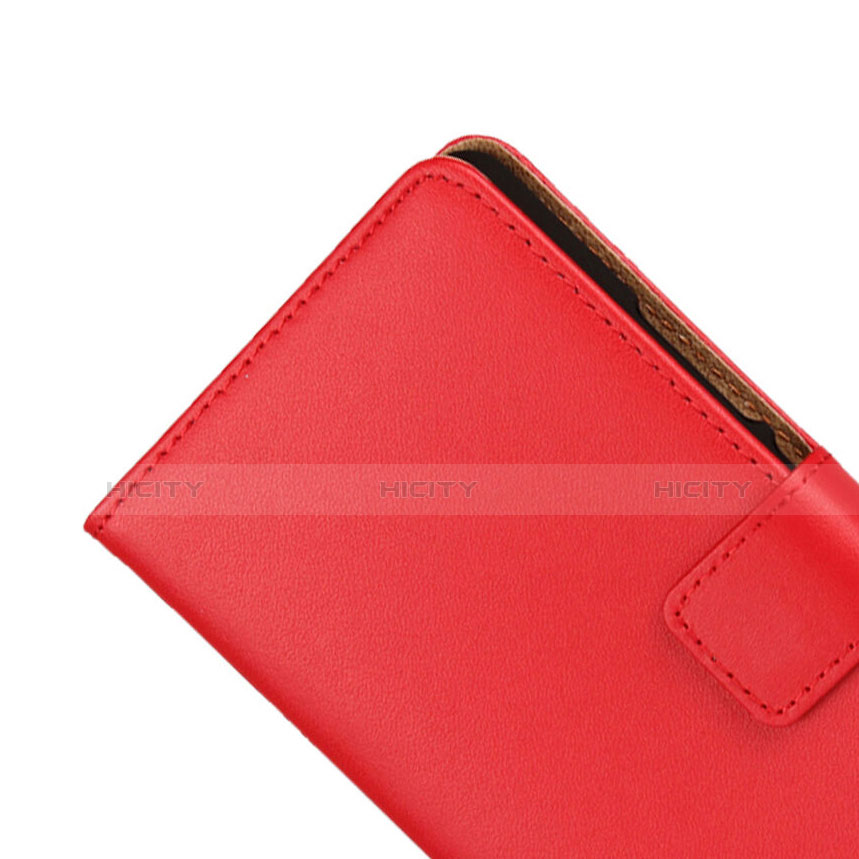 Carcasa de Cuero Cartera para Huawei P9 Lite Rojo