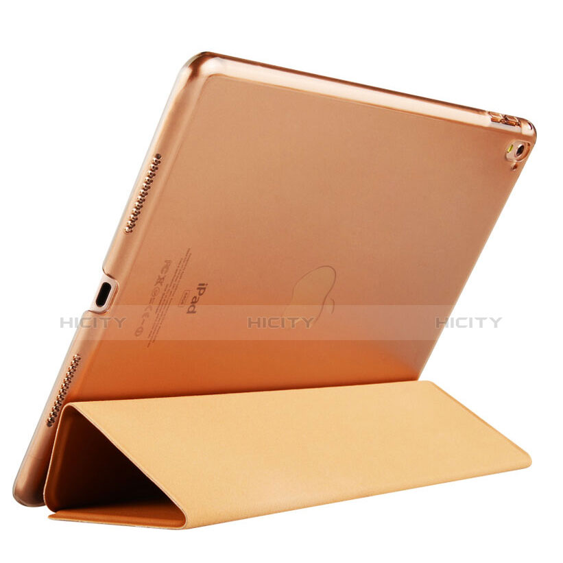 Carcasa de Cuero Flip con Soporte para Apple iPad Pro 9.7 Marron