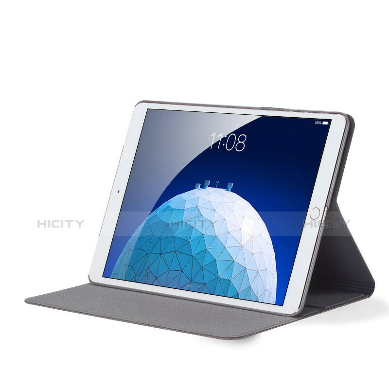 Carcasa de pano Cartera con Soporte para Apple iPad New Air (2019) 10.5 Gris