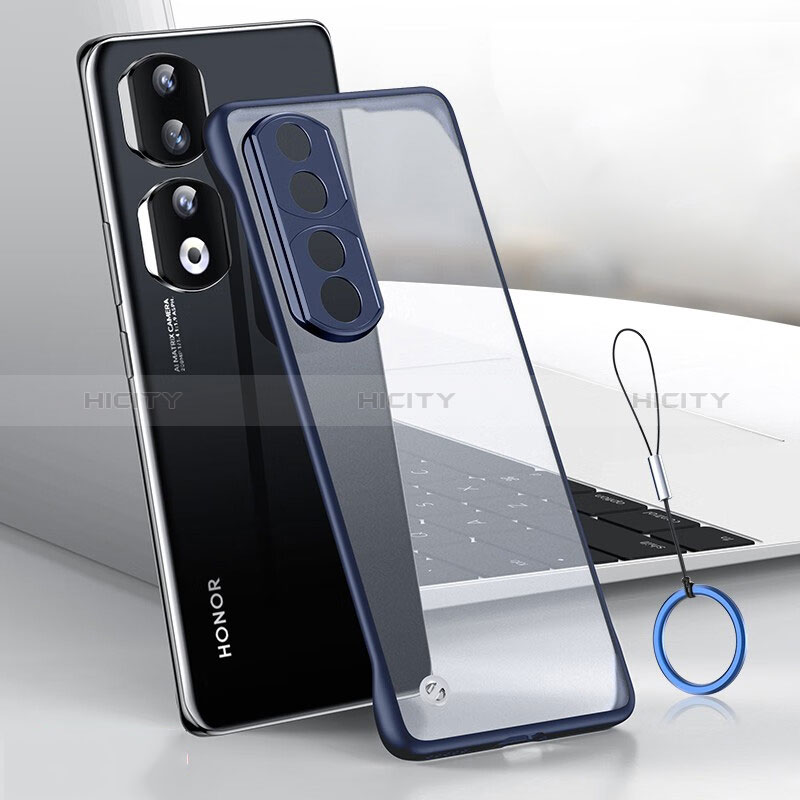 Carcasa Dura Cristal Plastico Funda Rigida Sin Marco Transparente H01 para Huawei Honor 90 Pro 5G